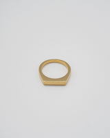 "Proto" signet  thin ring(GOLD)