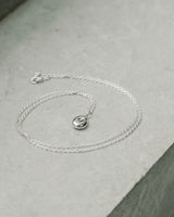 "Bean" charm necklace (SILVER)