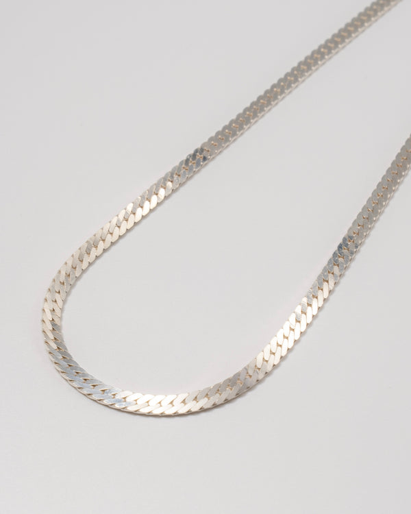 "Snake" chain necklace (SILVER)
